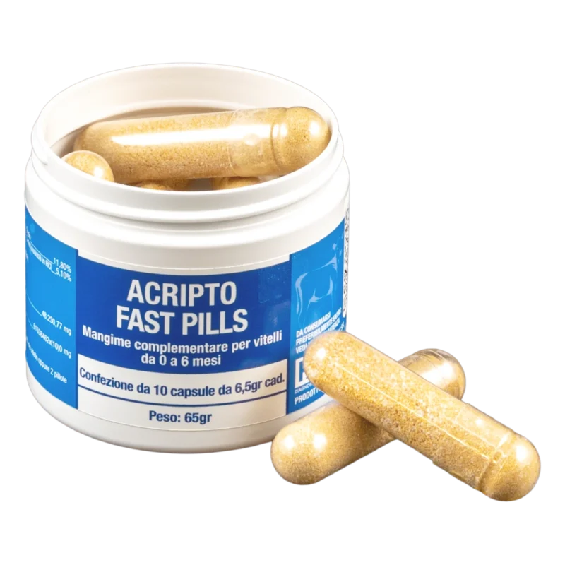 INTEGRATORI PER VITELLI - ACRIPTO FAST PILLS
