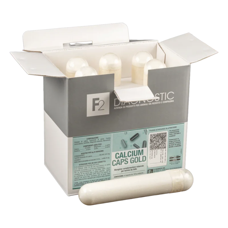 INTEGRATORI PER BOVINE DA LATTE - CALCIUM CAPS GOLD