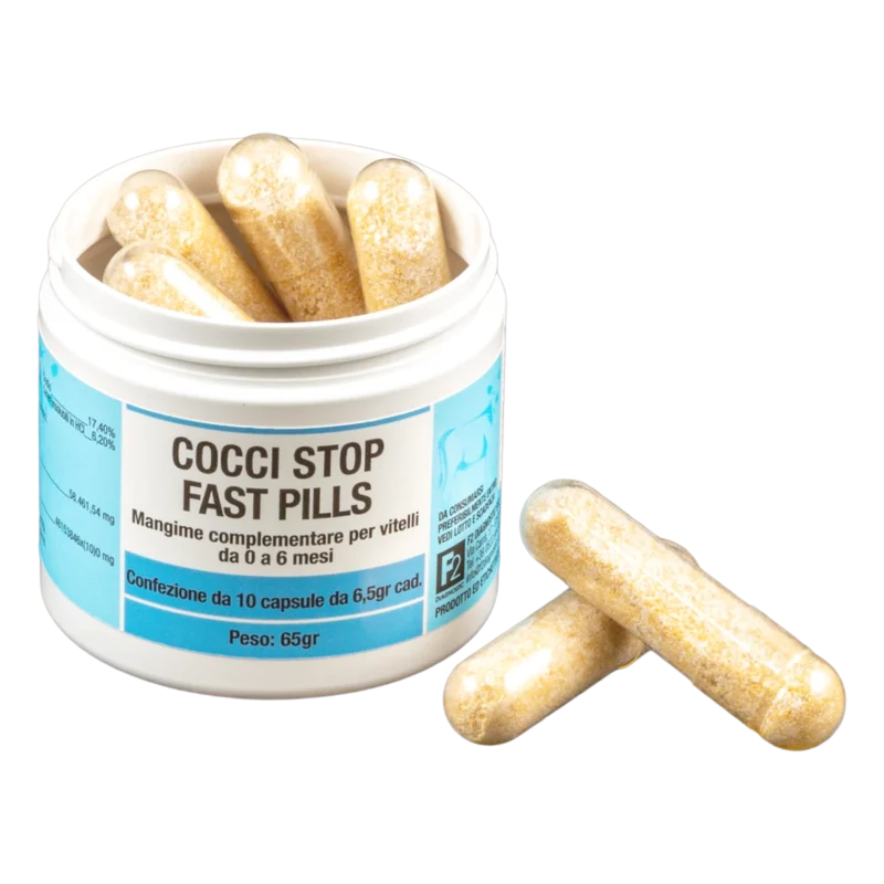 INTEGRATORI PER VITELLI - COCCI STOP FAST PILLS
