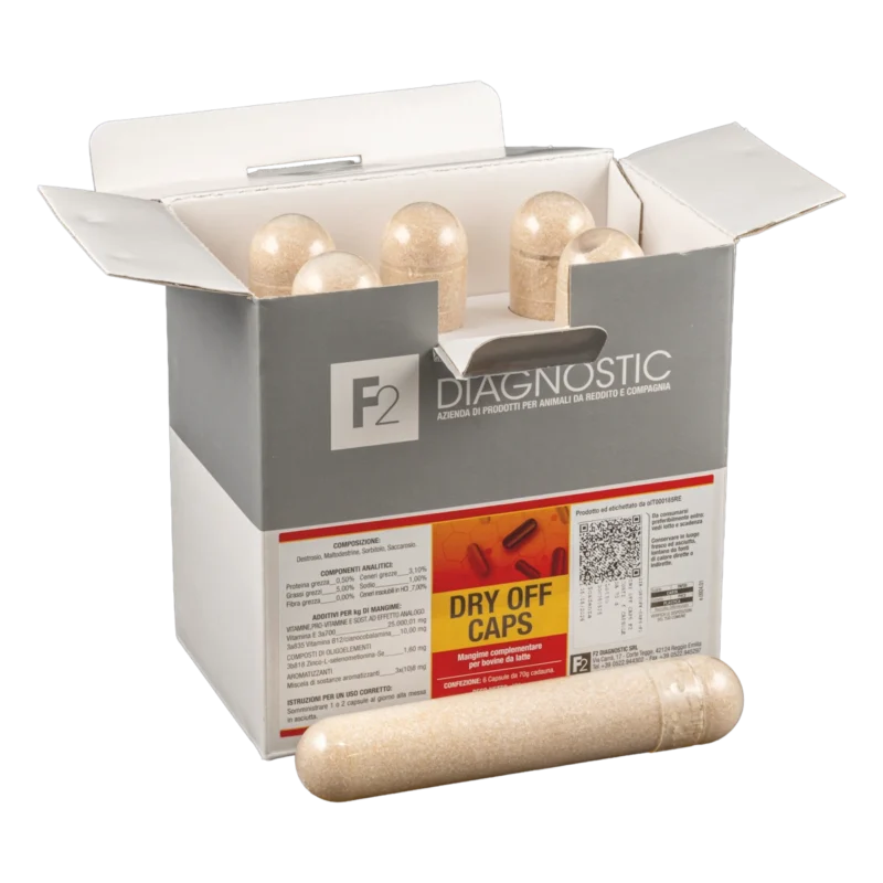 INTEGRATORI PER BOVINE DA LATTE - DRY OFF CAPS
