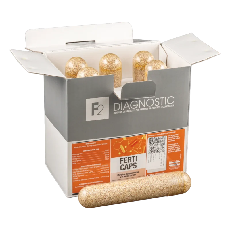 INTEGRATORI PER BOVINE DA LATTE - FERTI CAPS