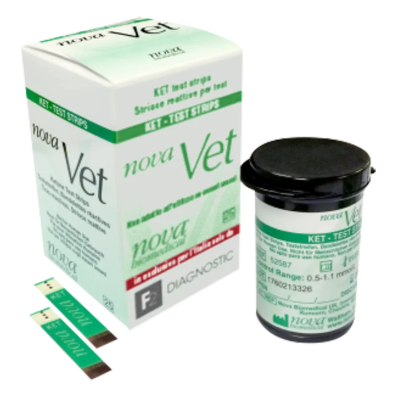 DIAGNOSTICI PER BOVINE DA LATTE - NOVAVET STAT STRIP KET