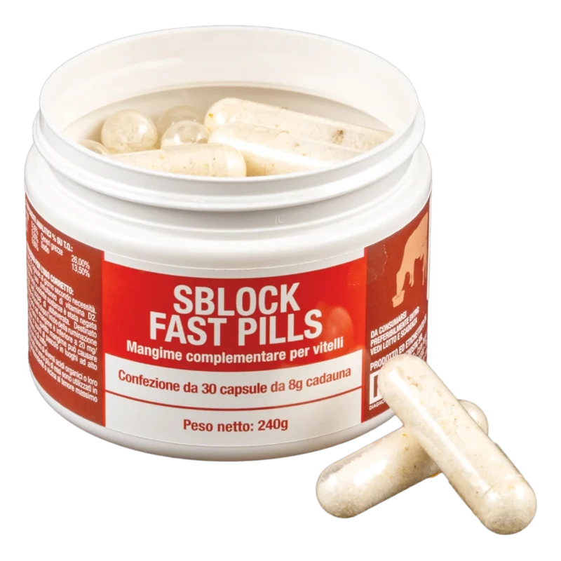 INTEGRATORI PER VITELLI - SBLOCK FAST PILLS