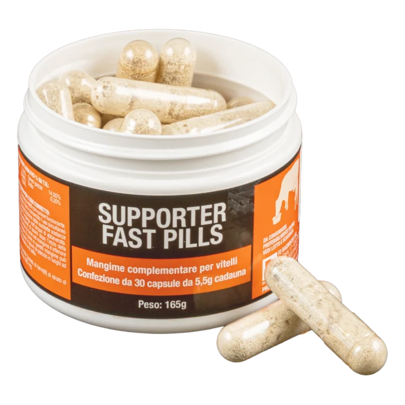 INTEGRATORI PER VITELLI - SUPPORTER FAST PILLS