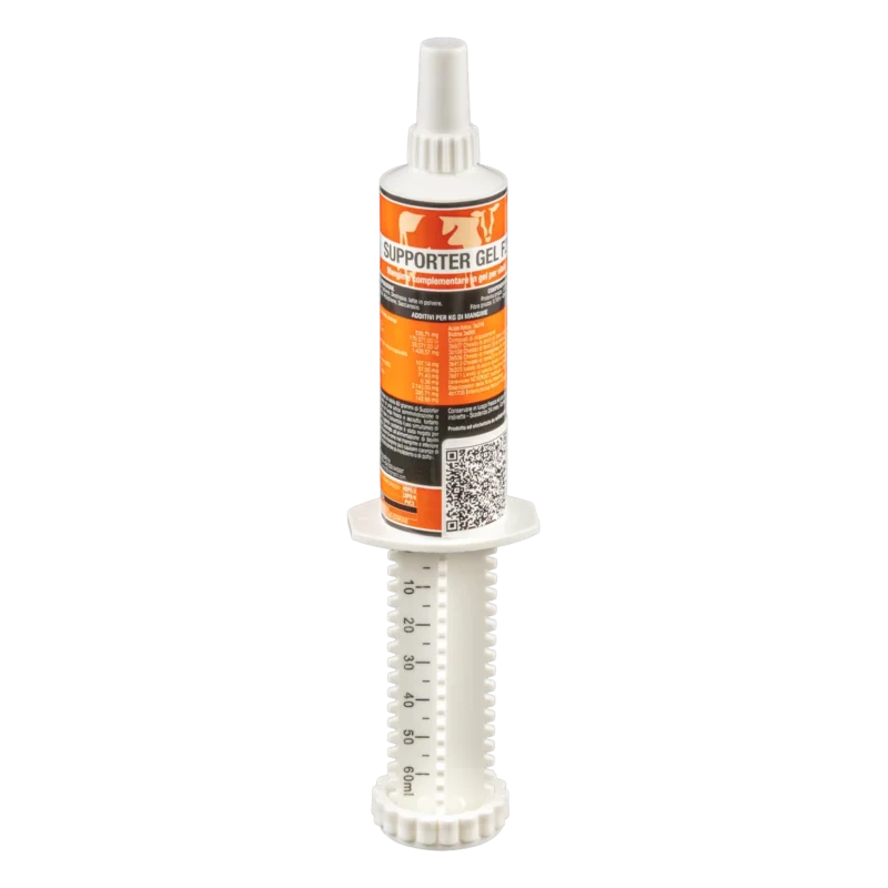INTEGRATORI PER VITELLI - SUPPORTER GEL F2 - Siringa da 60g