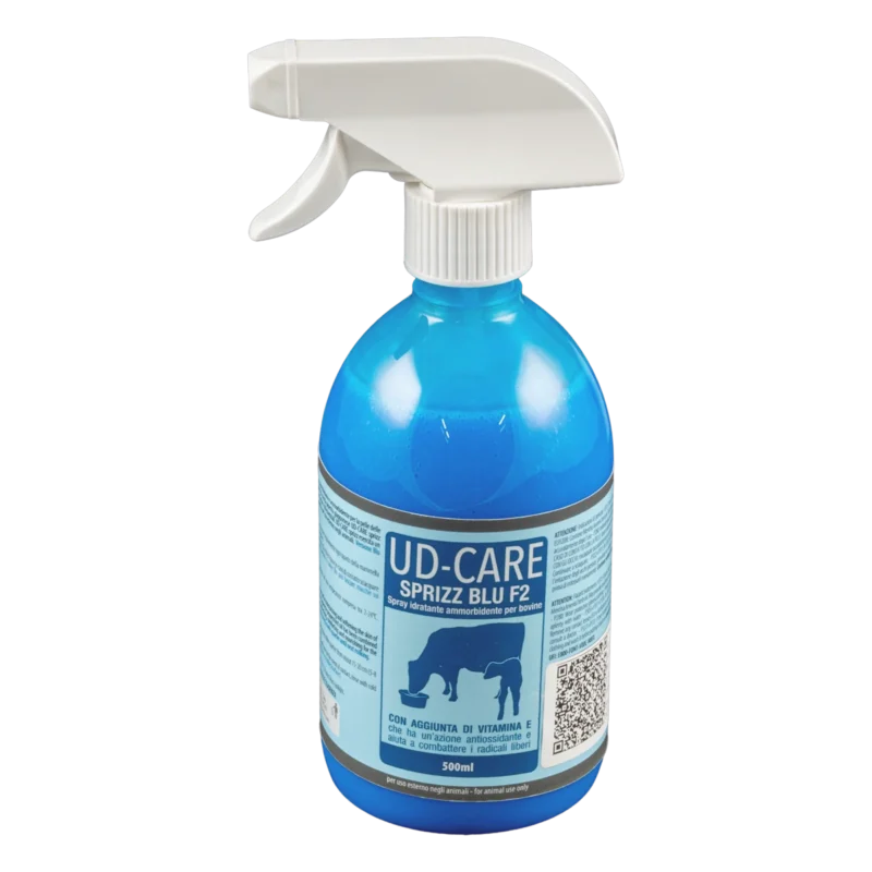 CICATRIZZANTI/BENESSERE ANIMALE PER BOVINE DA LATTE - Ud-Care Sprizz BLU F2